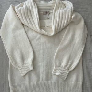 LOFT Sweater (Cowl Neck or Off-Shoulder look)